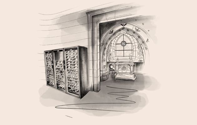 Dans la cave du "M" des Avenières // Cruseilles // France Dans la cave du "M" des Avenières // Cruseilles // France