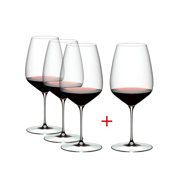Riedel Veloce - Coffret de 4 verres à vin - Cabernet / Merlot