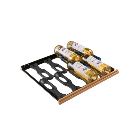 Clayette coulissante Compact façade bois - 8 bouteilles