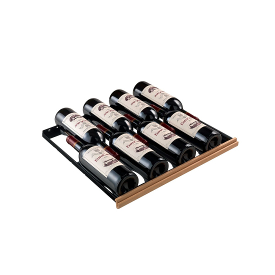 Clayette coulissante Compact façade bois - 8 bouteilles