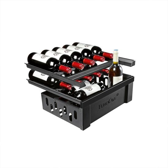 kit de service du vin, avec une façade noir glossy - 16 bouteilles kit de service du vin, avec une façade noir glossy - 16 bouteilles