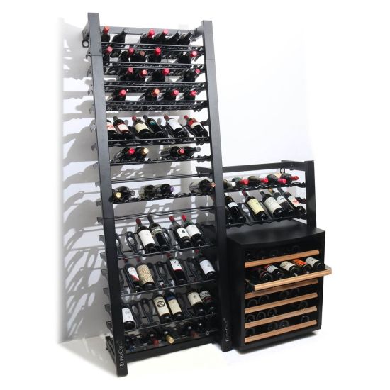 Système de rangement modulable en acier pour cave à vin  - Modulosteel Système de rangement modulable en acier pour cave à vin  - Modulosteel