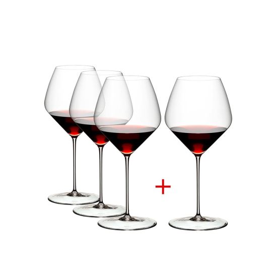 Riedel Veloce - Coffret de 4 verres à vin - Pinot Noir / Nebbiolo