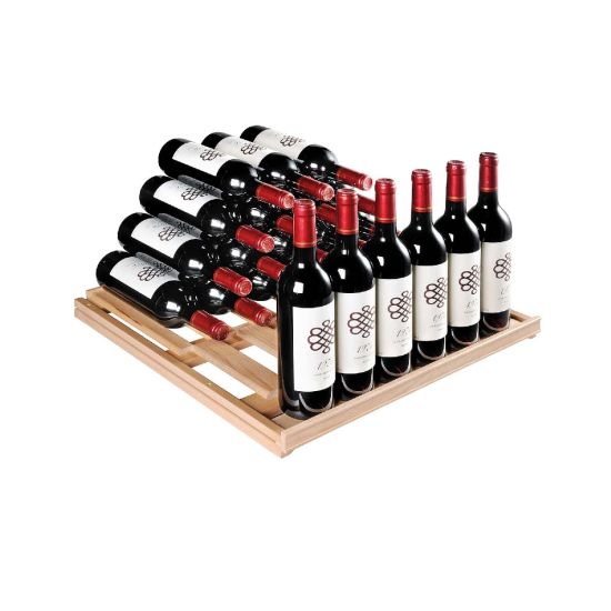Clayette universelle Première en hêtre - Jusqu'à 77 bouteilles Clayette universelle Première en hêtre - Jusqu'à 77 bouteilles