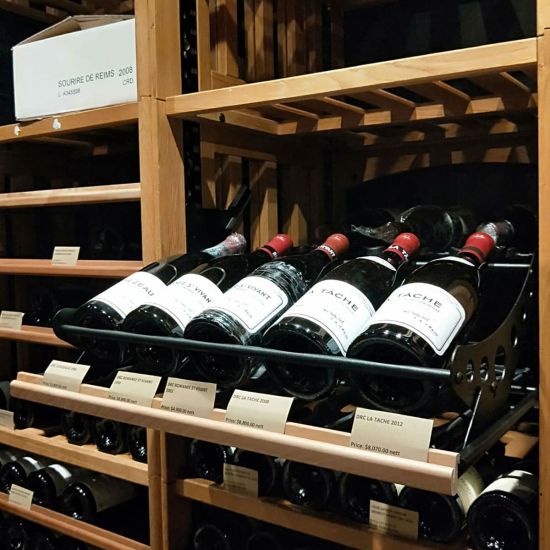 Meuble en chêne massif modulable pour cave à vin sur-mesure - Modulothèque Meuble en chêne massif modulable pour cave à vin sur-mesure - Modulothèque