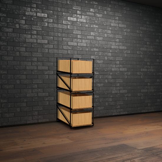 Système de rangement pour caisses de vin 12 bouteilles Système de rangement pour caisses de vin 12 bouteilles