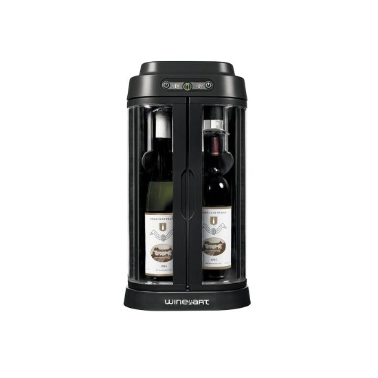 Bar à vin pour les particuliers - mise à température et présentation des bouteilles ouvertes - 2 bouteilles. Bar à vin pour les particuliers - mise à température et présentation des bouteilles ouvertes - 2 bouteilles.