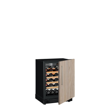 Option cave a vin petite porte avec groupe + LED