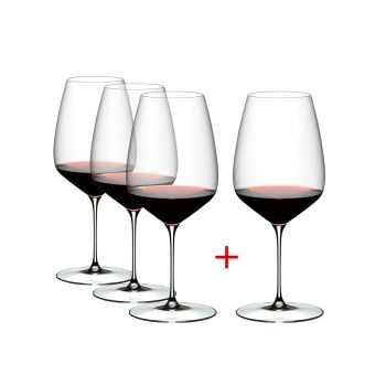Riedel Veloce - Coffret de 4 verres à vin - Cabernet / Merlot