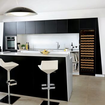 Grande cave à vin de service, multi-températures, encastrable - Collection Compact