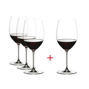 Riedel Veritas - Coffret de 4 verres à vin - Cabernet / Merlot