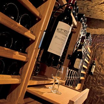 Meuble en chêne massif modulable pour cave à vin sur-mesure - Modulothèque Meuble en chêne massif modulable pour cave à vin sur-mesure - Modulothèque