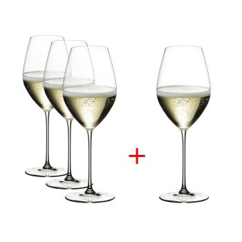 Riedel Veritas - Coffret de 4 verres à vin de champagne