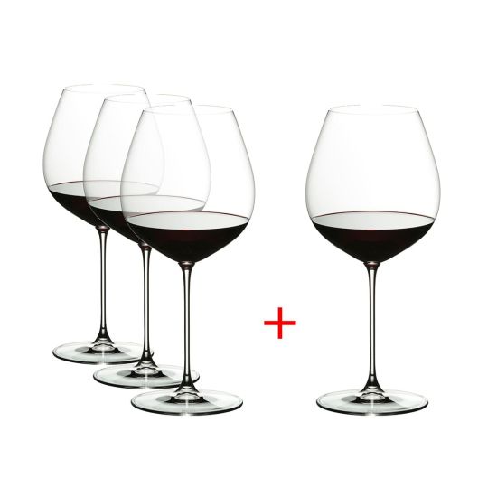 Riedel Veritas - Coffret de 4 verres à vin - Pinot Noir de l'ancien monde