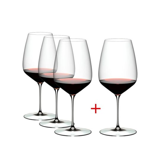 Riedel Veloce - Coffret de 4 verres à vin - Cabernet / Merlot