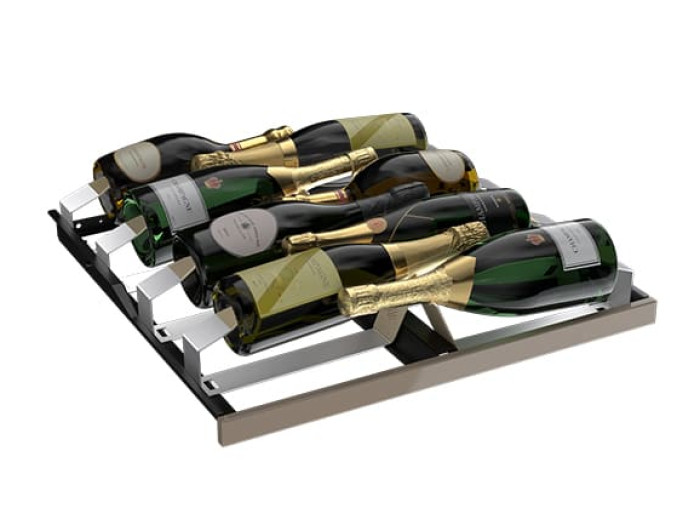 Clayette tiroir coulissante spéciale bouteilles de champagne finitions luxe