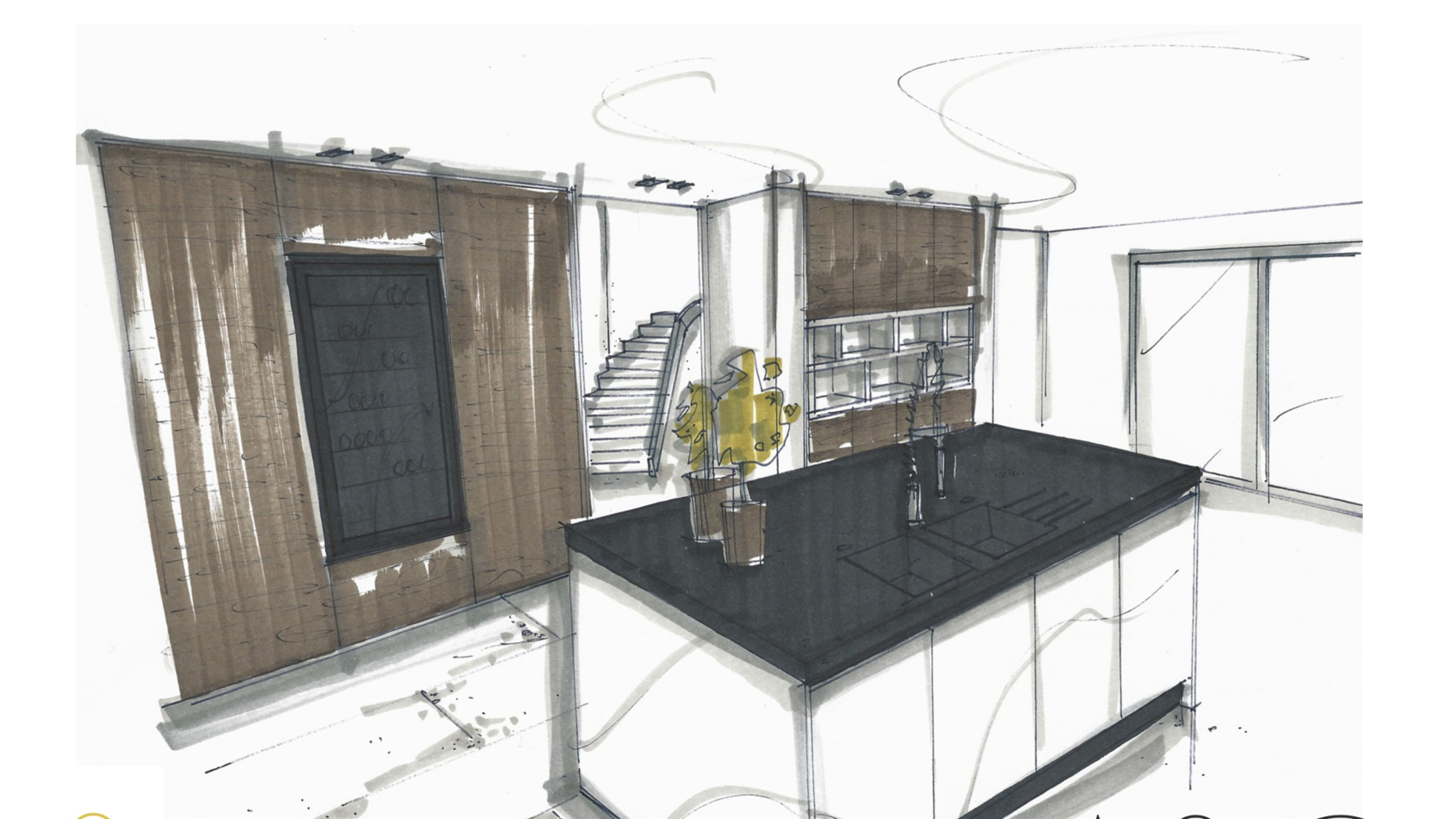 La transformation d'une cuisine avec intégration d'une cave à vin EuroCave. - Anthony Gelin - Architecte et décorateur d’intérieur.