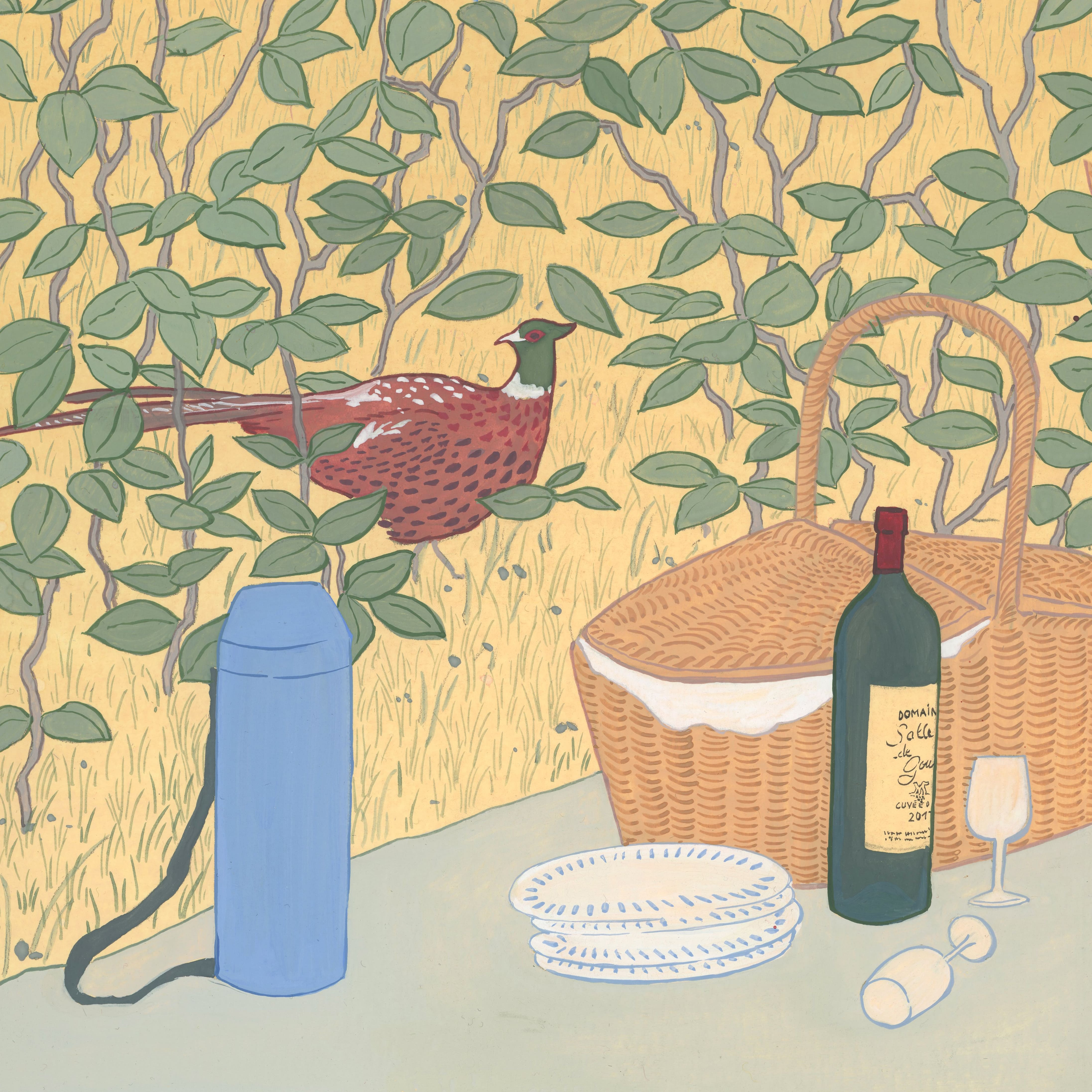 5 vins de gibier - Julien Gatillon - Nous, Megève, France - Illustration Clémence Trossevin 5 vins de gibier - Julien Gatillon - Nous, Megève, France - Illustration Clémence Trossevin