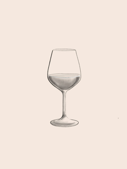 Illsutration verre de vin blanc Illsutration verre de vin blanc