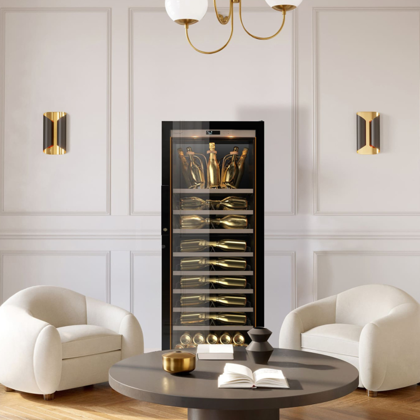 champagne-wine-cooler-luxurious-white-gold-living-room-decoration.jpg