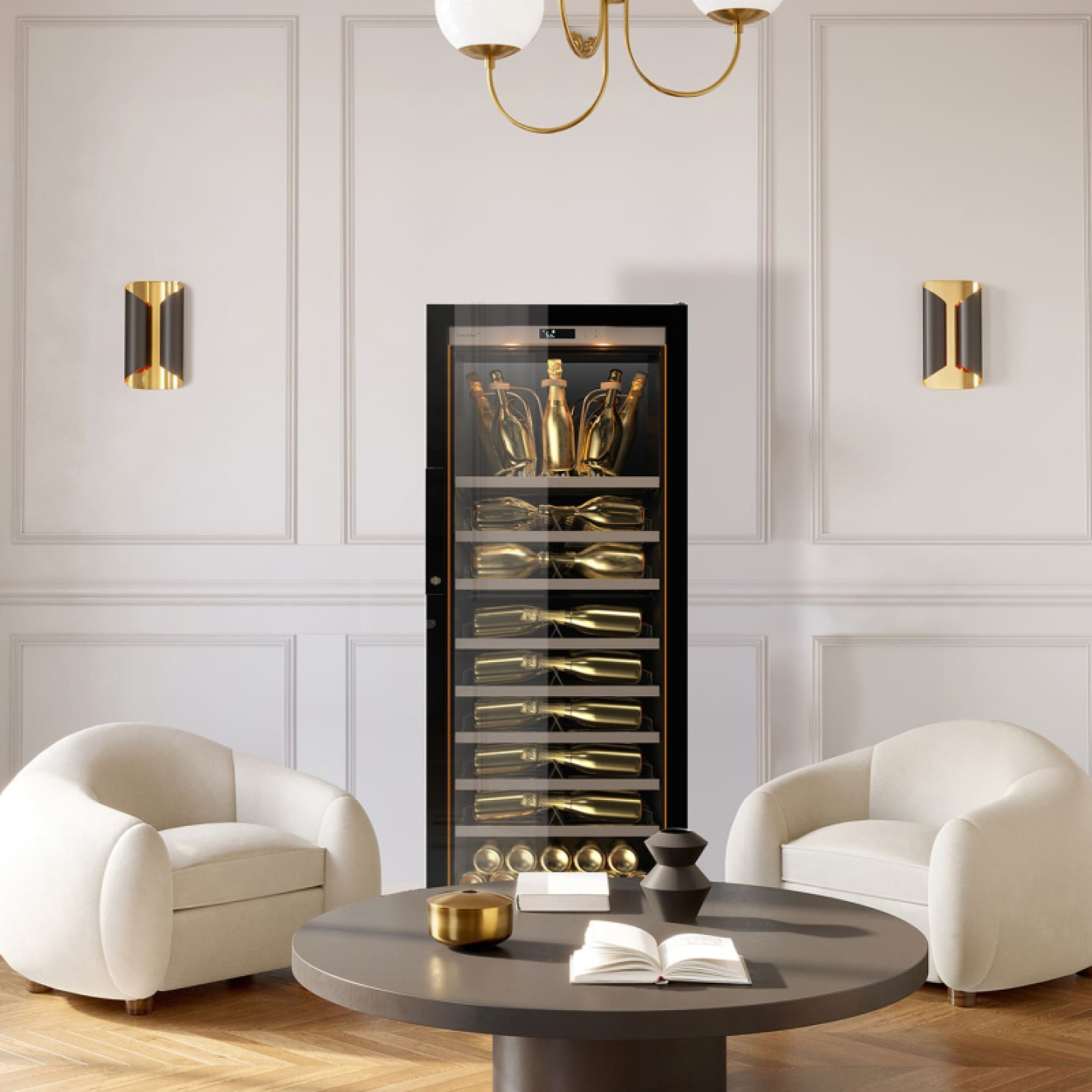 champagne-wine-cooler-luxurious-white-gold-living-room-decoration.jpg