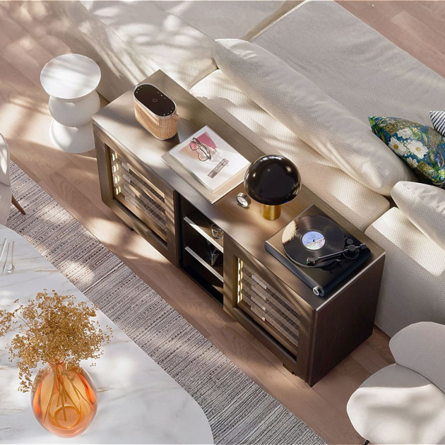 Aucun compromis entre la sophistication de votre architecture d'intérieure et le côté pratique envie d'avoir votre vin toujours à portée de main dans vos pièce de vie prêt à servir.