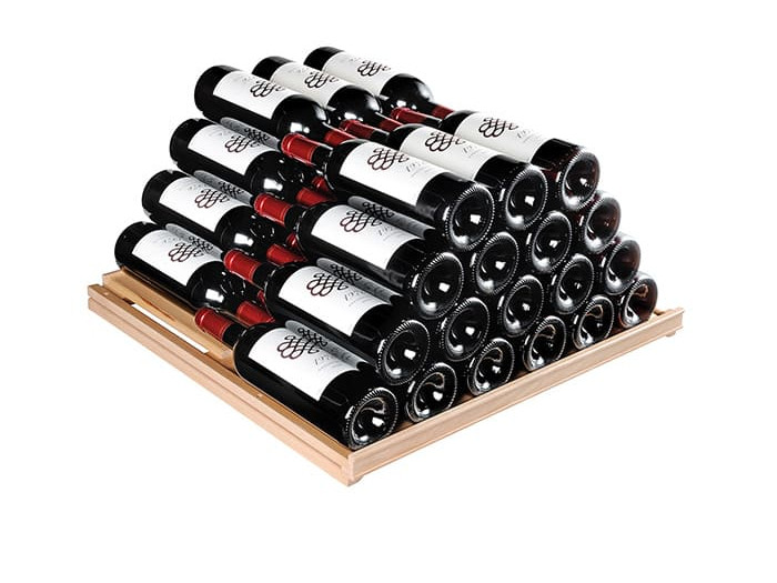 Clayette de stockage en bois massif - étagère robuste pour conserver les bouteilles de vin - capacité 72 bouteilles