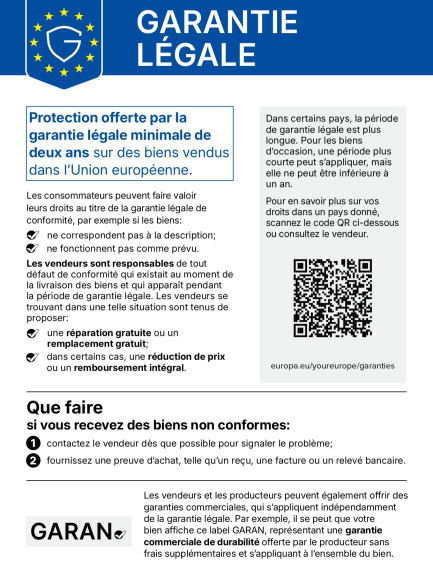Garantie légale de conformité