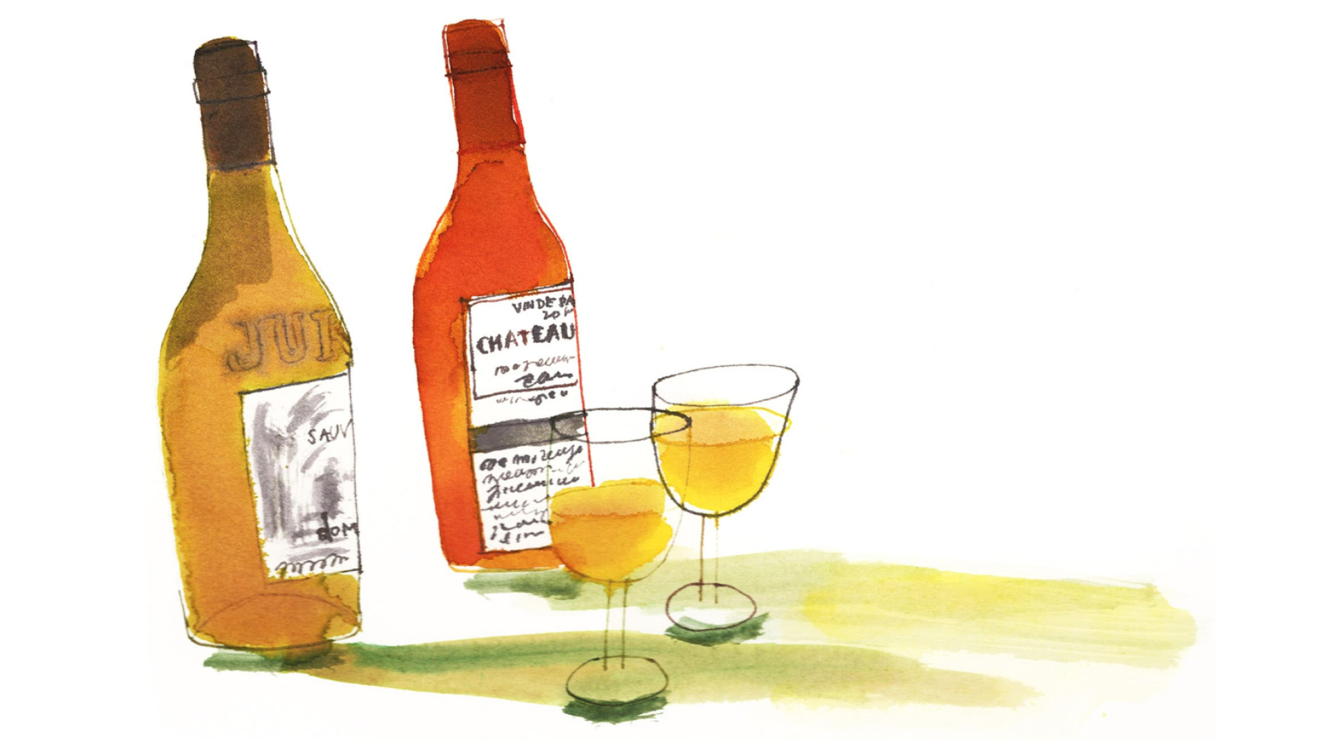 Vins du Jura - Illustration de Rebecca Bradley Vins du Jura - Illustration de Rebecca Bradley